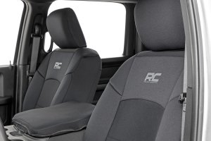 Ram 2500 Seat Covers - Front + Rear - Rough Country - Neoprene - '19-'23